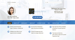 Desktop Screenshot of luminadental.com
